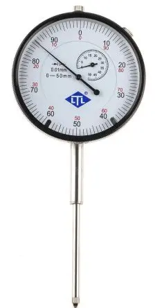 Produktfoto 1 von RS PRO Metrisch Messuhr / 0.045 FSD mm 50 mm, Auflösung 0.01 mm, DKD/DAkkS-kalibriert