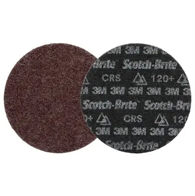 Produktfoto 1 von 3M Scotch-BriteTM Precision Heavy Duty Aluminiumbeschichtet Schleifscheibe Klett-Schleifscheibe Ø 7 Zoll, Korngröße 25