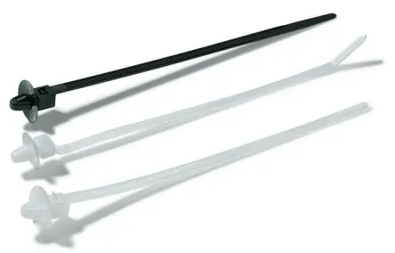 Produktfoto 1 von HellermannTyton T50SD6 Nylon 6.6 Kabelbinder Lösbar Schwarz 5mm x 160 mm