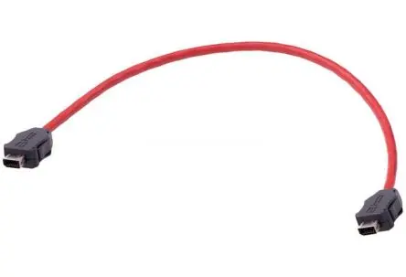 Produktfoto 1 von HARTING IX Industrial Cat6a Kabel assembliert, 1 m, Rot, A IX Industrie Stecker, B Ix Industriell Stecker Abgeschirmt,