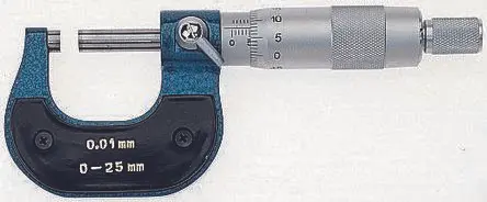 Produktfoto 1 von RS PRO Außen- Mikrometer Zoll / ±0.001 in, ISO-kalibriert