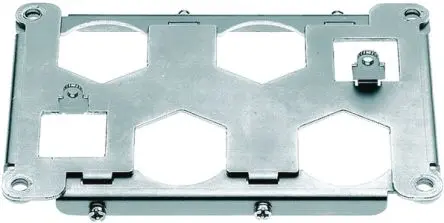 Produktfoto 1 von HARTING Han HPR Rahmen, Stecker, M5, 133 x 89 x 13 mm