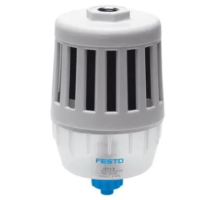 Festo LFU Pneumatischer Schalldämpfer aus Polypropylen 16 bar, Mit Gewinde G