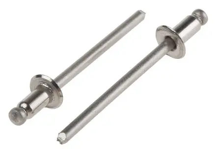 Produktfoto 1 von POP Blende Niet, Ø 3.2 mm x 6.4 mm, Edelstahl, 3.4 mm aus Edelstahl
