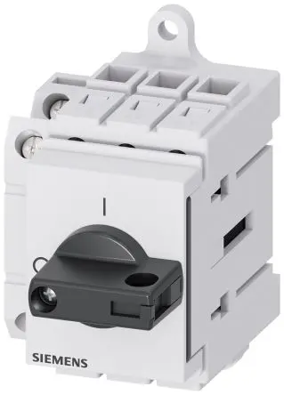 Produktfoto 1 von Siemens 3LD3 Trennschalter / 3-polig 40 A 23A Umschlossen, RK5 Sicherungsgröße, 3 phasig
