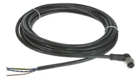 Produktfoto 1 von Telemecanique General Purpose, 3-polig Sensor-Betätigungselementkabel, Rechtwinklig Buchse / Nicht abgeschlossen, Länge
