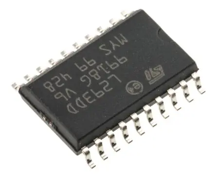 Produktfoto 1 von STMicroelectronics Motortreiber-IC Quad 36 V, 0.6 A, 5 kHz, 4 W, SOIC, 20-Pin, 36V, Gleichstrommotor bürstenbehaftet,