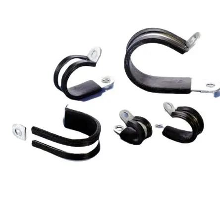 PMA SGB-09 Galvanisierter Stahl Kabelrohr Befestigung Einteilige Rohrschelle 10 mm Schwarz Schwarz-Finish