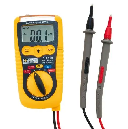 Produktfoto 1 von Chauvin Arnoux CA 702 Tragbar Digital Multimeter 600 V ac, 20 mΩ