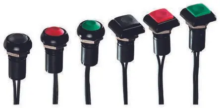 Produktfoto 1 von APEM IP Druckschalter Tastend Panel Ø 13.6 mm, SPST / 5A 50 V dc, IP67