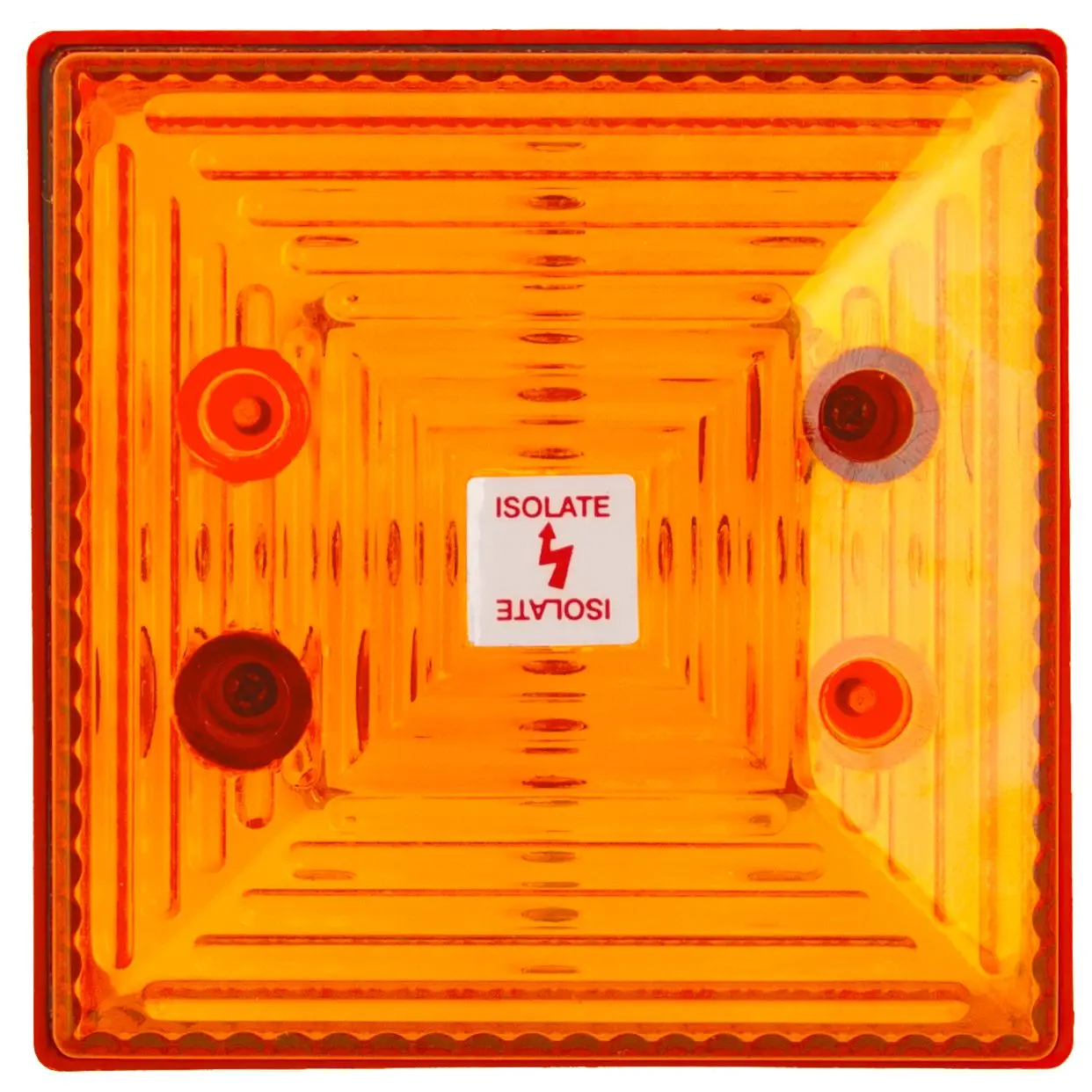 Produktfoto 1 von Clifford & Snell SD40 LED Dauer Signalleuchte Orange, 24 V dc x 81.5mm
