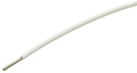 Produktfoto 1 von TE Connectivity FlexLite Schaltdraht, 22 AWG 100 m Weiß Ø 1.16 mm 19 Litzen Ethylen-Tetrafluorethylen