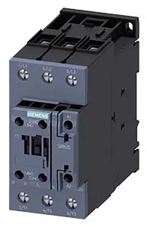 Produktfoto 1 von Siemens 3RT2 Schütz 110V ac-Spule, 3-polig, 690V ac / 80 A 400V 30 kW 3 Schließer Motorsteuerung 2-Hilfskontakte