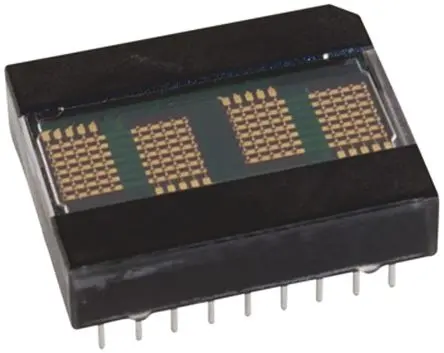 Produktfoto 1 von Broadcom HDLx-2416 LED-Anzeige Punktmatrix 4 Zeichen, Rot 626nm 3.5mcd Zeichenbreite 3.4 mm Zeichenhöhe 5.1 mm