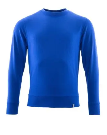 Produktfoto 1 von Mascot Workwear 20384-788 Herren Sweatshirt, 40 % Polyester, 60 % Baumwolle Blau, Größe S, Größe 92 cm