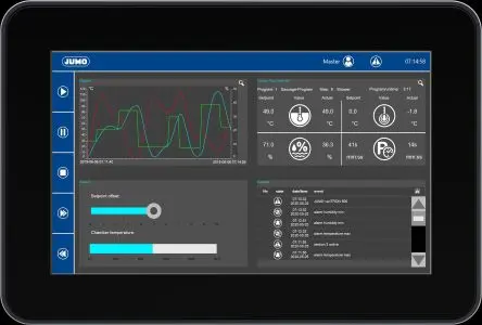 Jumo, variTRON eX715, HMI-Bediengerät, TFT, 1366 x 768 pixel, 15.6 Zoll