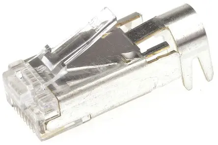 Produktfoto 1 von Hirose TM21P Stecker Cat5e RJ45-Steckverbinder, 1-Port 8-polig STP Kabel Gerade