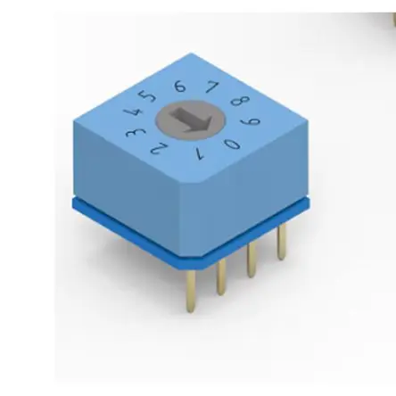Produktfoto 1 von Würth Elektronik 16-Stufen 4285173109 Drehschalter / 150mA Lot x 6.5 mm