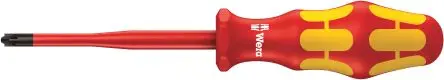 Produktfoto 1 von Wera VDE 1000V zugelassen PZ2 Isoliert, Edelstahl, Verchromter Stahl, 205 mm / Klinge 100 mm