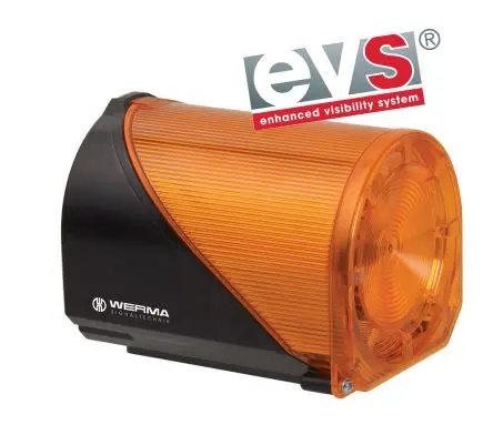 Produktfoto 1 von Werma 444 LED Beacon-Sounder-Kombination 230V Gelb IP65 Wand, Basis / 92 dB 98 dB @ 1m