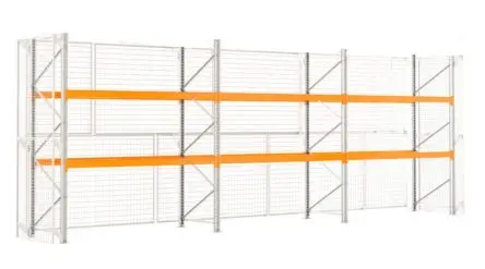 Manorga Regalsystem, Stahlblech, Galvanisiert, 8 m, 1100 mm, 1000 kg Last