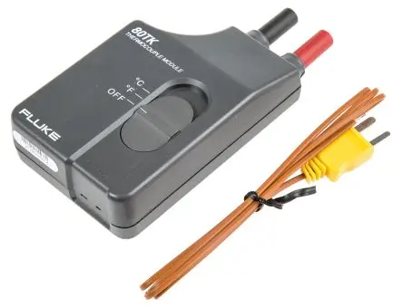 Fluke 80TK, Thermoelementmodul für Serie 10, Serie 11, Serie 110, Serie 111, Serie 112, Serie 12, Serie 120, Serie 12B,
