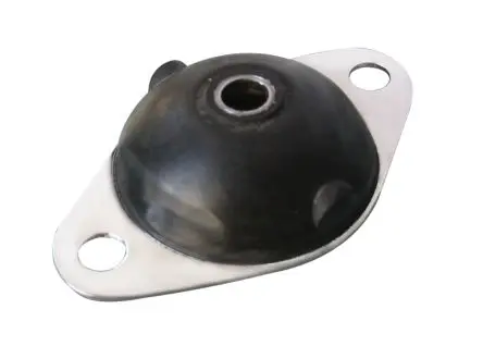 Paulstra Hutchinson Polyflex Gummi Hemisphäre Gummipuffer 6 mm 5 daN, Ø 50 mm x 16 mm