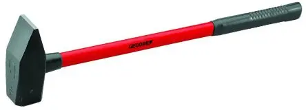 Produktfoto 1 von Gedore Hammer, Vorschlaghammer aus Geschmiedete Legierung 5000 g Fiberglas-Stiel 800 mm