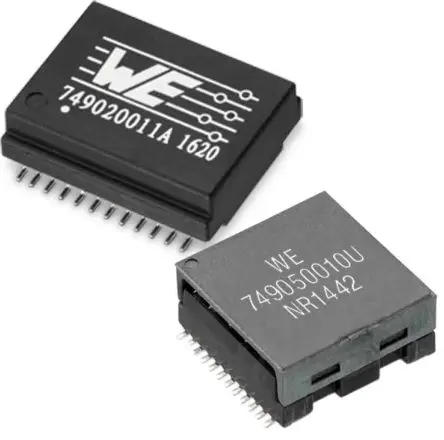 Produktfoto 1 von Wurth Elektronik LAN-Ethernet-Transformator Oberfläche 1 Ports -2dB T. 14.75 mm