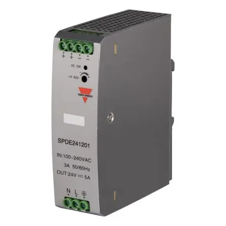 Produktfoto 1 von Carlo Gavazzi SPDE DIN-Schienen Netzteil Geschalteter Modus 264V ac / 6.3 A 12V dc 75 W