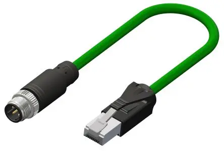 Produktfoto 1 von RS PRO, 4-polig Steuerleitung, M12, Gerade Stecker 8 / M12, Gerade Stecker, Länge 3 m