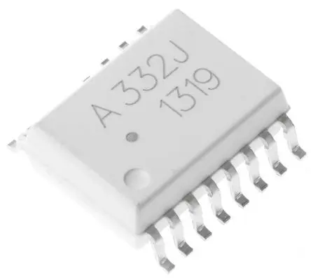 Produktfoto 1 von Broadcom ACPL Oberfläche 1 Optokoppler, 16-Pin SOIC, Isolation 5000 V eff.