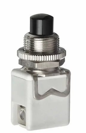 Produktfoto 1 von APEM 1200 Druckschalter Tastend Panel Ø 12.2 mm, SPST / 8A 24 V dc 250 V ac