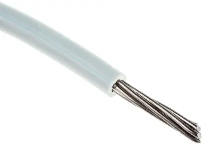 Produktfoto 1 von RS PRO UL3266 Schaltdraht 0.2 mm², 24 AWG 100 m Weiß Ø 1.43 mm 11 Litzen Polyethylen