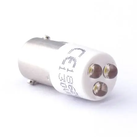 Produktfoto 1 von CML Innovative Technologies Leuchtmelder Weiß, 130V, Ø 10 mm x 25 mm, Sockel BA9