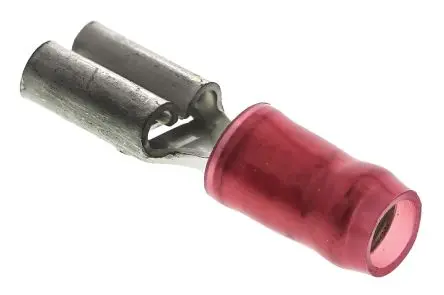 Produktfoto 1 von TE Connectivity PIDG FASTON .197 Flachsteckhülse, Rot, Isoliert, 5 x 0.8 mm, Buchse, 22 AWG min, 17 AWG