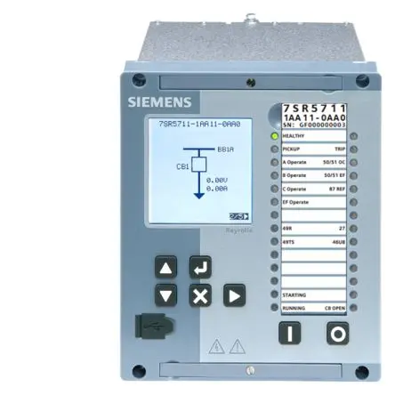 Siemens 7SR57 Überwachungsrelais 3-phasig, DIN-Hutschiene, 24 to 250 V dc, 100V ac, 230 V ac