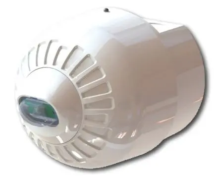 Produktfoto 1 von Klaxon Sonos Pulse LED Filament/Warnsummer LED-Signalleuchte 60 Rot Wand, Ø 100 mm x 100 mm IP21, IP33