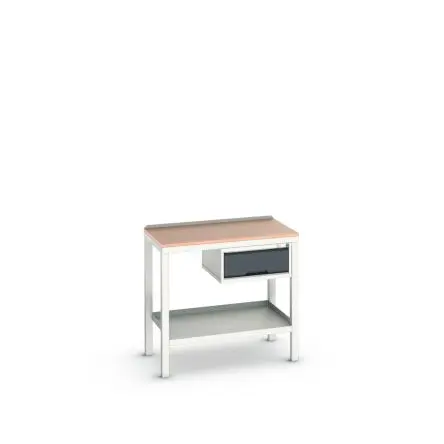 Produktfoto 1 von Bott Geschweißte Sitzbank Stahl Werkbank L. 600 mm B. 1000mm H. 930 mm, Traglast 75kg