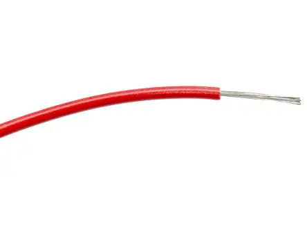 Produktfoto 1 von RS PRO Schaltdraht, 20 AWG 100 m Rot Ø 1.65 mm 16 Litzen Polyvinylchlorid