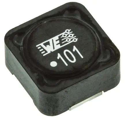 Produktfoto 1 von Wurth Elektronik WE-PD Drosselspule mit Abschirmung, 100 μH 1.53 A AEC-Q200 mit Ferrit-Kern, 1260 Gehäuse ±20 %
