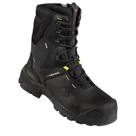 Produktfoto 1 von Heckel 67673, Unisex, Sicherheitsstiefel Schwarz mit Videosignal-Schutzkappe, Größe 48 48