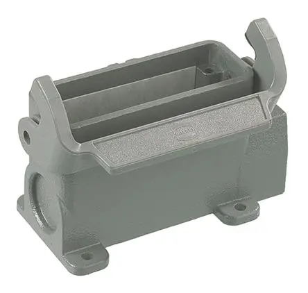 Produktfoto 1 von HARTING 1920000 Kappe für robusten Stromversorgungsstecker Einhebel 1, Oberfläche 16A Gehäuse, IP65