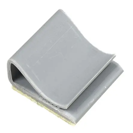 Produktfoto 1 von 3M 3484 Kabelklemme Klebend Kunststoff Grau 25.4mm x 6.4 mm x 25.4 mm