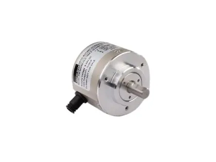OPKON Inkrementalgeber, 500 Impulse/Umdrehung Imulse/U 24V dc, 5 V dc, mit 6 mm Vollwelleschaft, Radialer Kabelausgang,