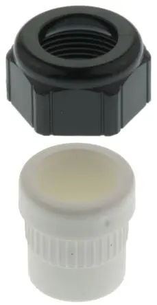 Produktfoto 1 von HARTING HAN Kabelverschraubung, M25 Thermoplast Weiß 14 mm/ 17 mm, IP68