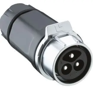 Produktfoto 1 von Lumberg 02 28 mm Rundsteckverbinder Stecker 3-polig Stecker 50A Kabel IP67