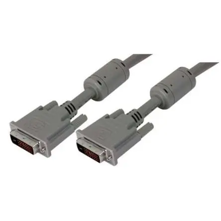 Produktfoto 1 von L-Com DVI-Kabel A DVI-D Dual Link-Stecker - Stecker - Stecker, 10 ft Polyvinylchlorid Grau