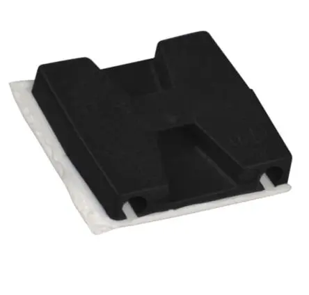 Produktfoto 1 von Thomas & Betts Klebend Befestigungssockel, Nylon Schwarz 28.6 mm x 28.6mm