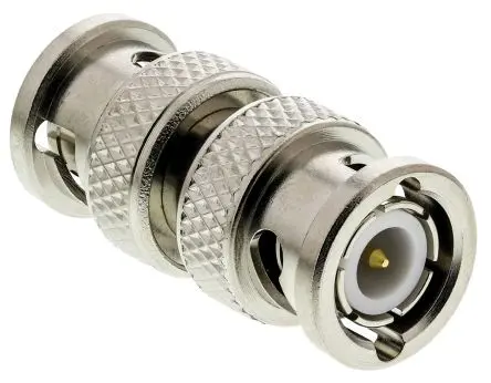 Produktfoto 1 von Radiall HF Adapter, 50 Ω, Gerade, 4GHz Stecker Stecker, Koaxial Nennspannung